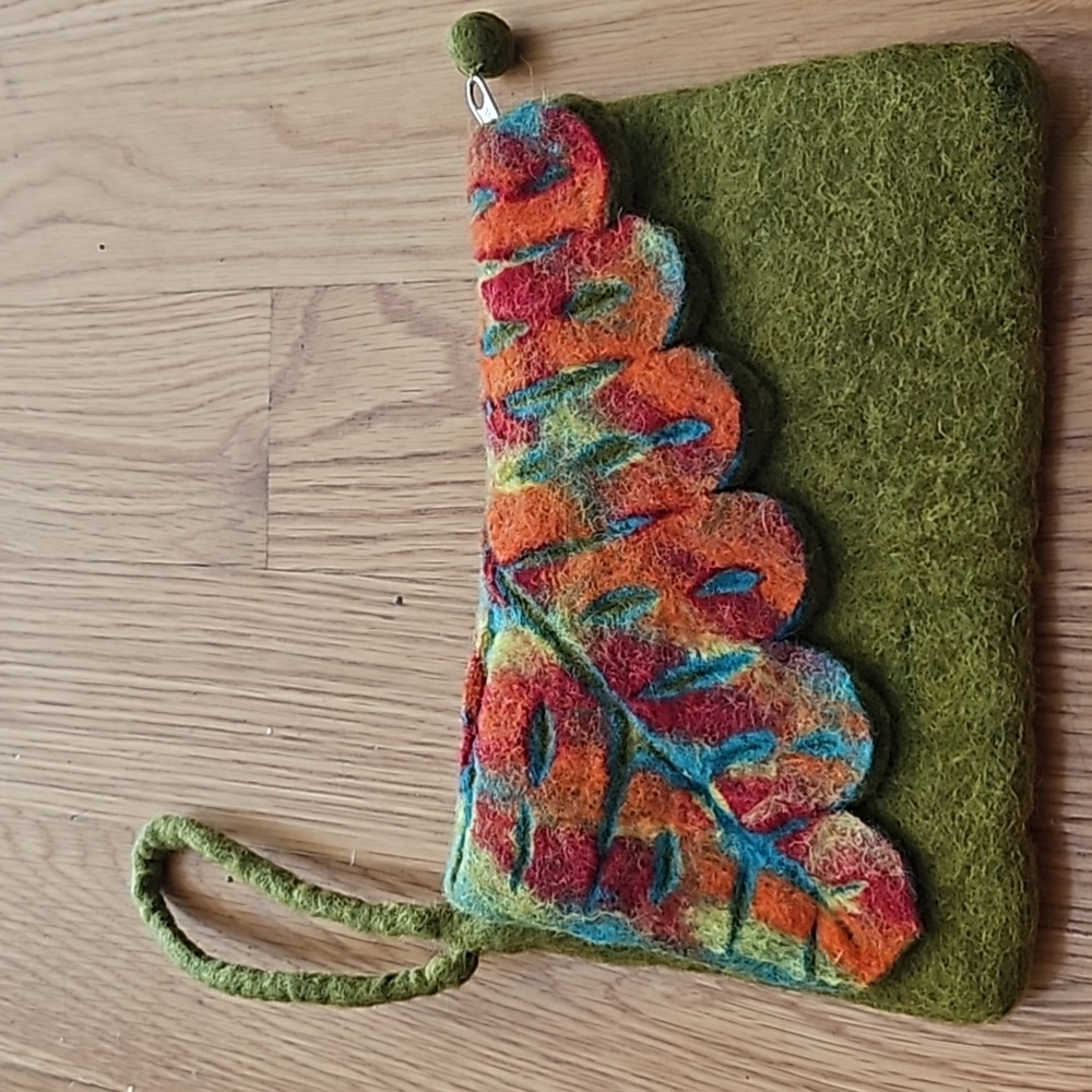 Whimsical felt purse